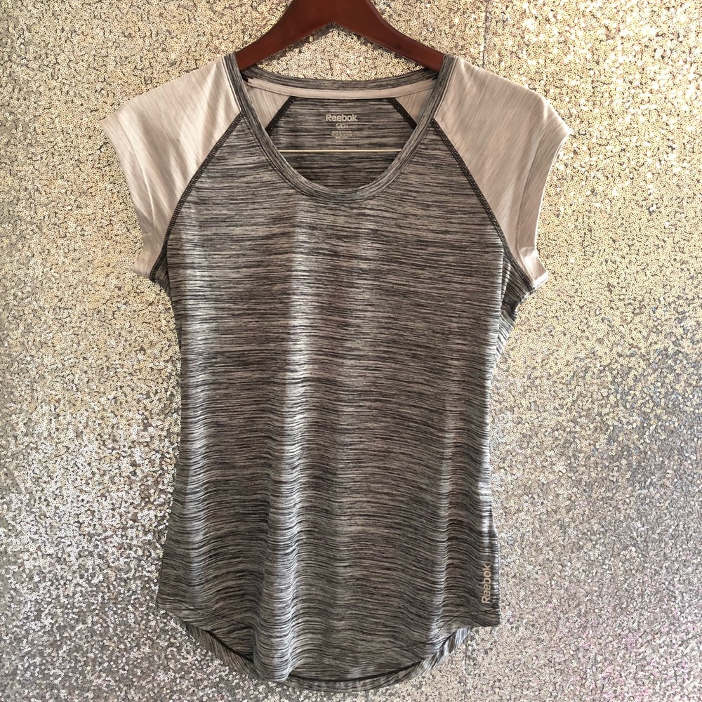 Reebok Tri-Blend Workout Athletic Shirt-Size S